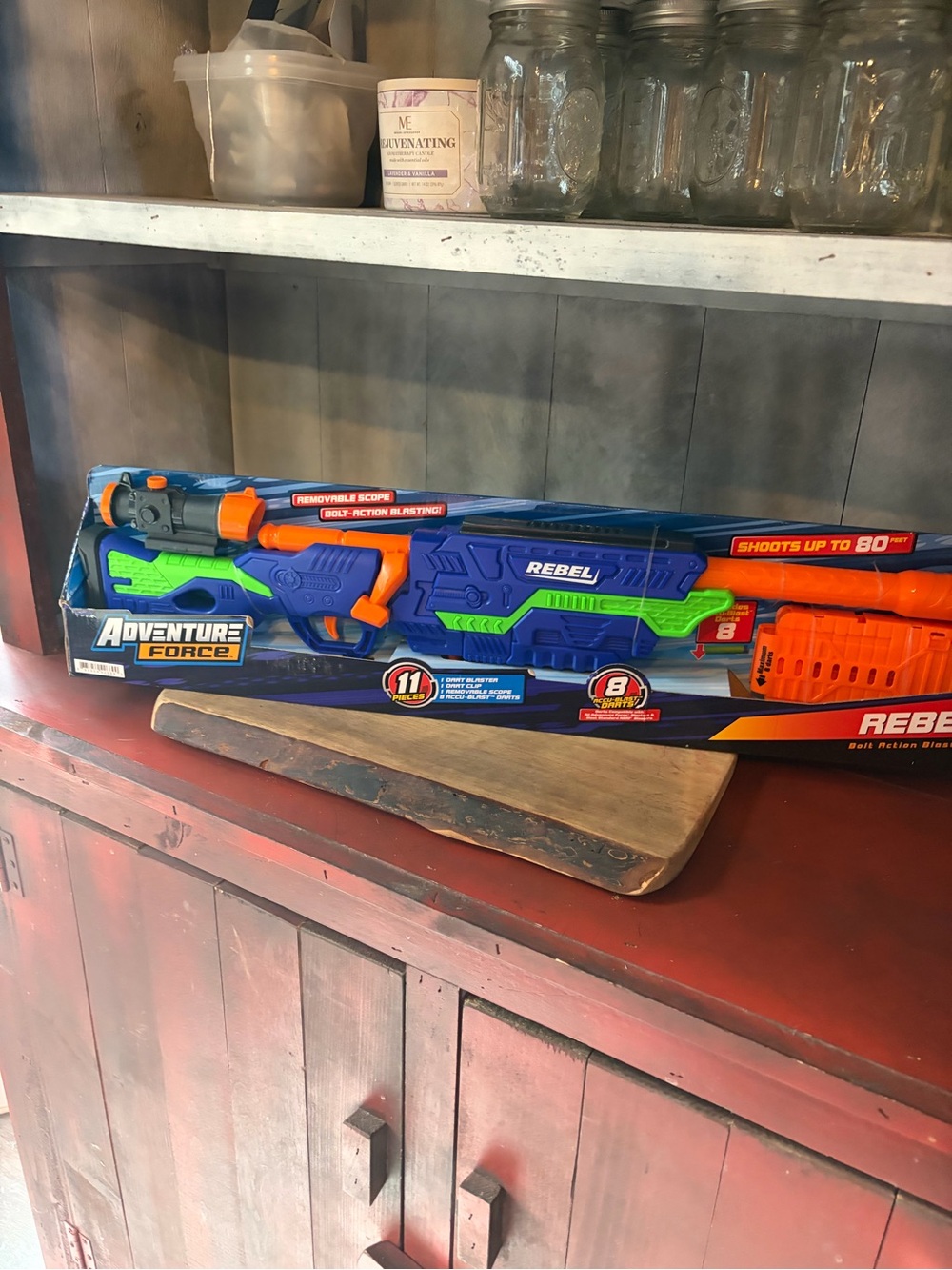 Rebel Adventure Force Foam Dart Blaster - Blue & Green